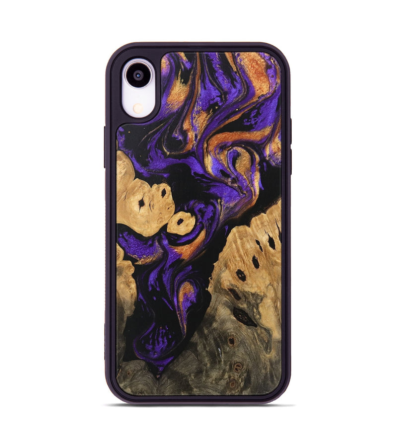 iPhone Xr Wood Phone Case - Cillian (Purple, 746110)