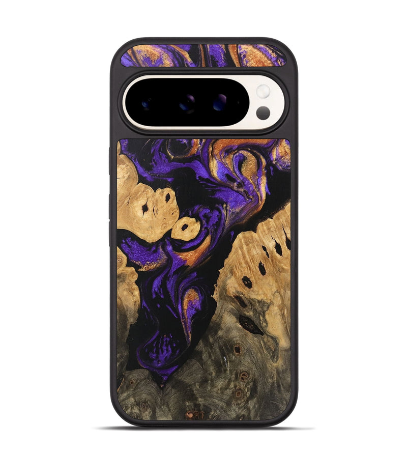 Pixel 9 Wood Phone Case - Cillian (Purple, 746110)