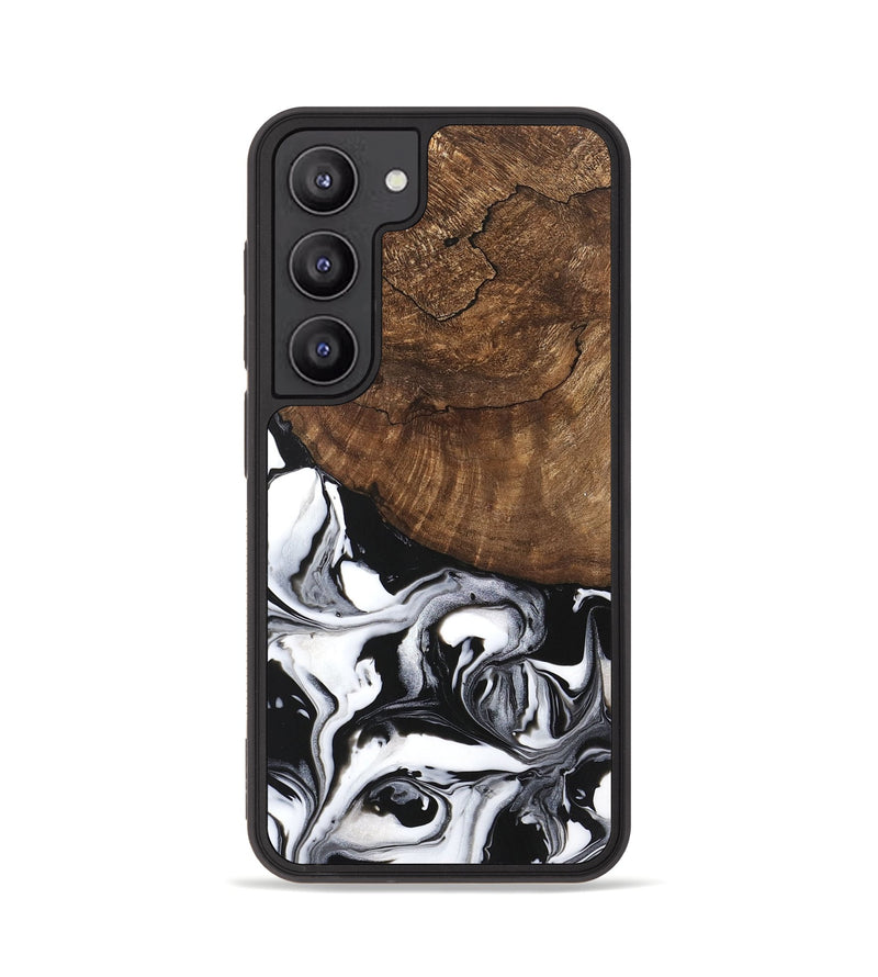 Galaxy S23 Wood Phone Case - Jeri (Black & White, 746111)