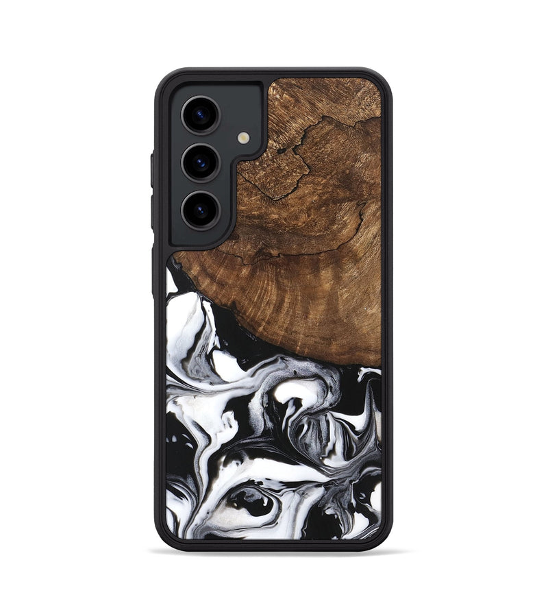 Galaxy S24 Wood Phone Case - Jeri (Black & White, 746111)