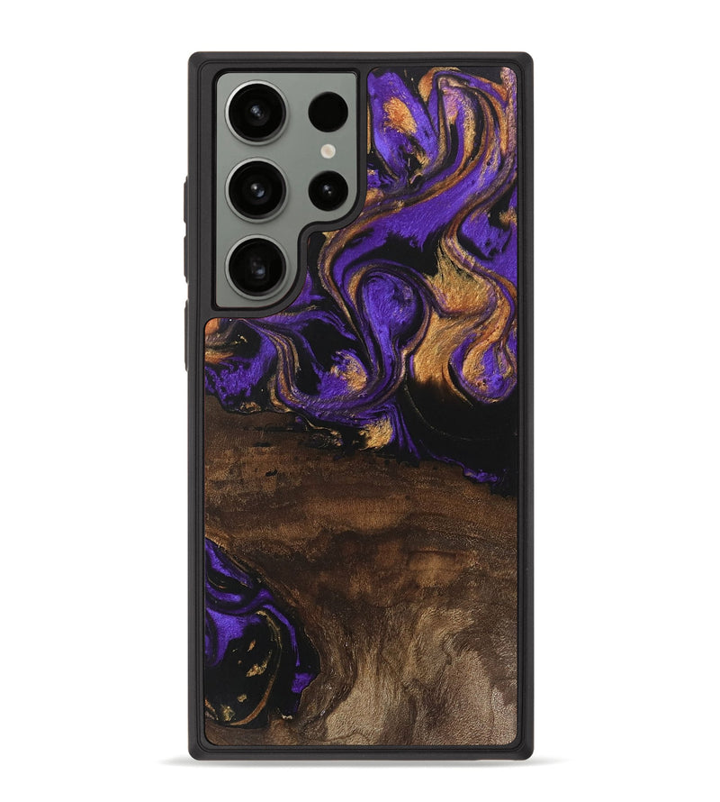 Galaxy S23 Ultra Wood Phone Case - Nadia (Purple, 746115)