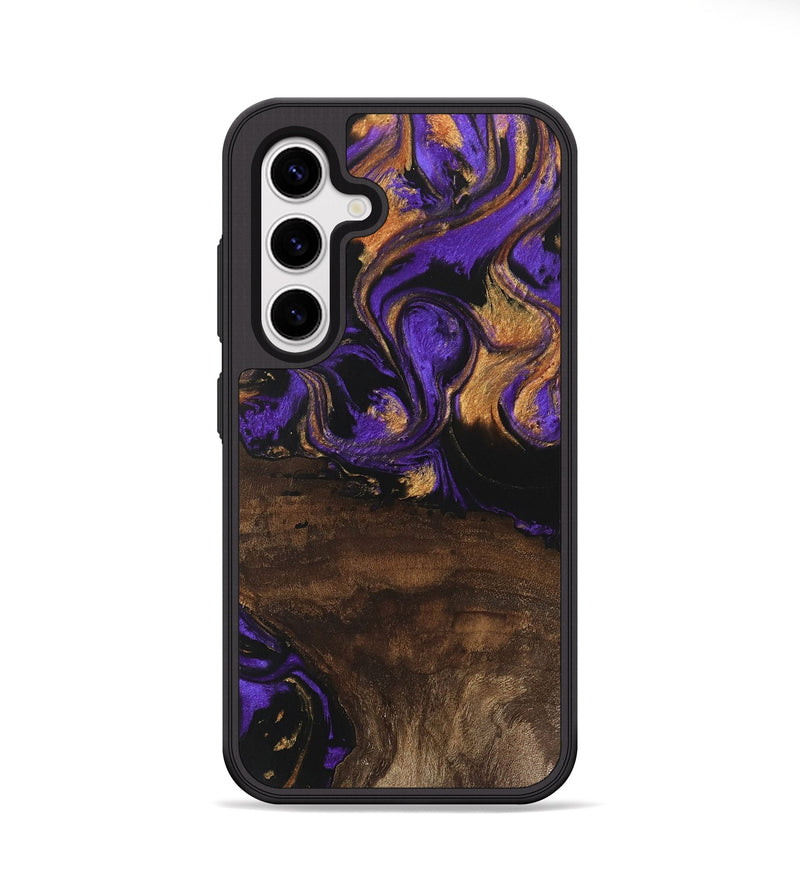 Galaxy S25 Wood Phone Case - Nadia (Purple, 746115)