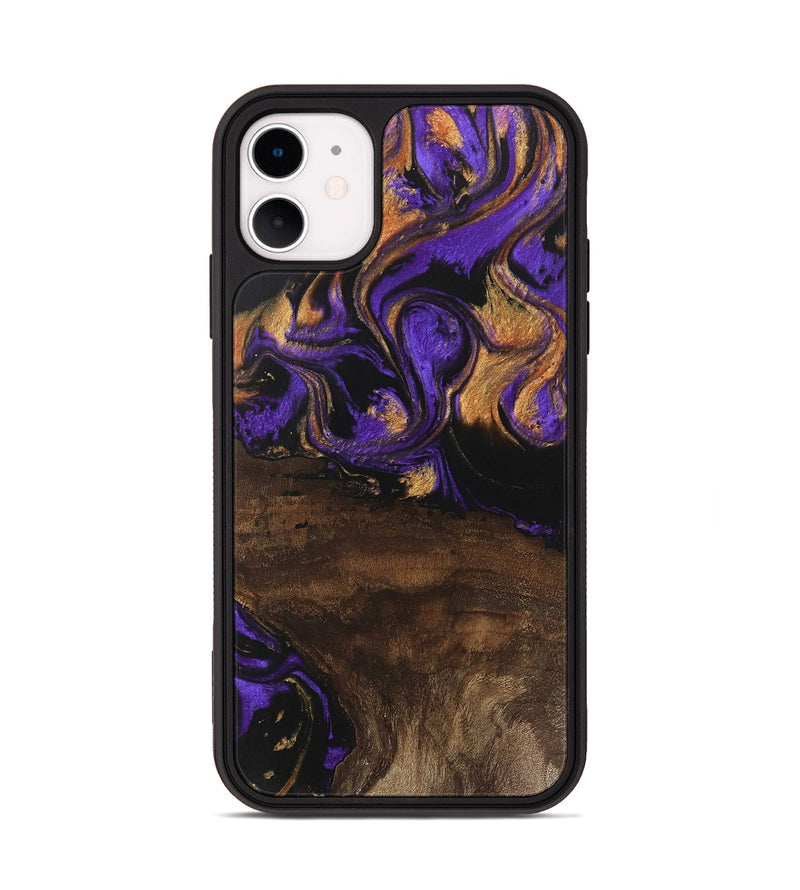 iPhone 11 Wood Phone Case - Nadia (Purple, 746115)