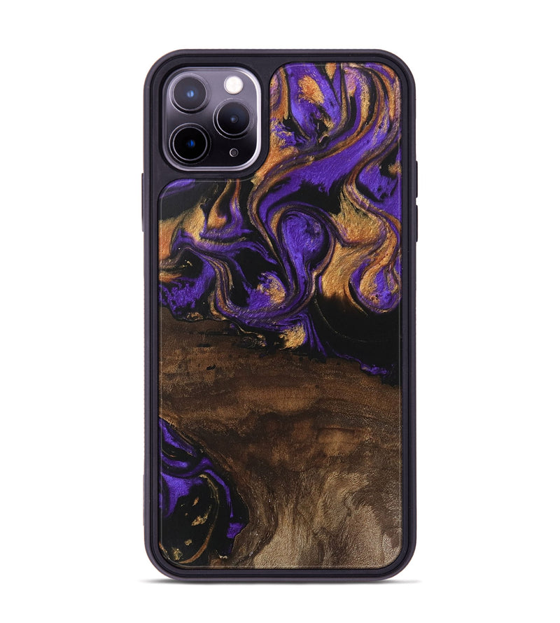 iPhone 11 Pro Max Wood Phone Case - Nadia (Purple, 746115)