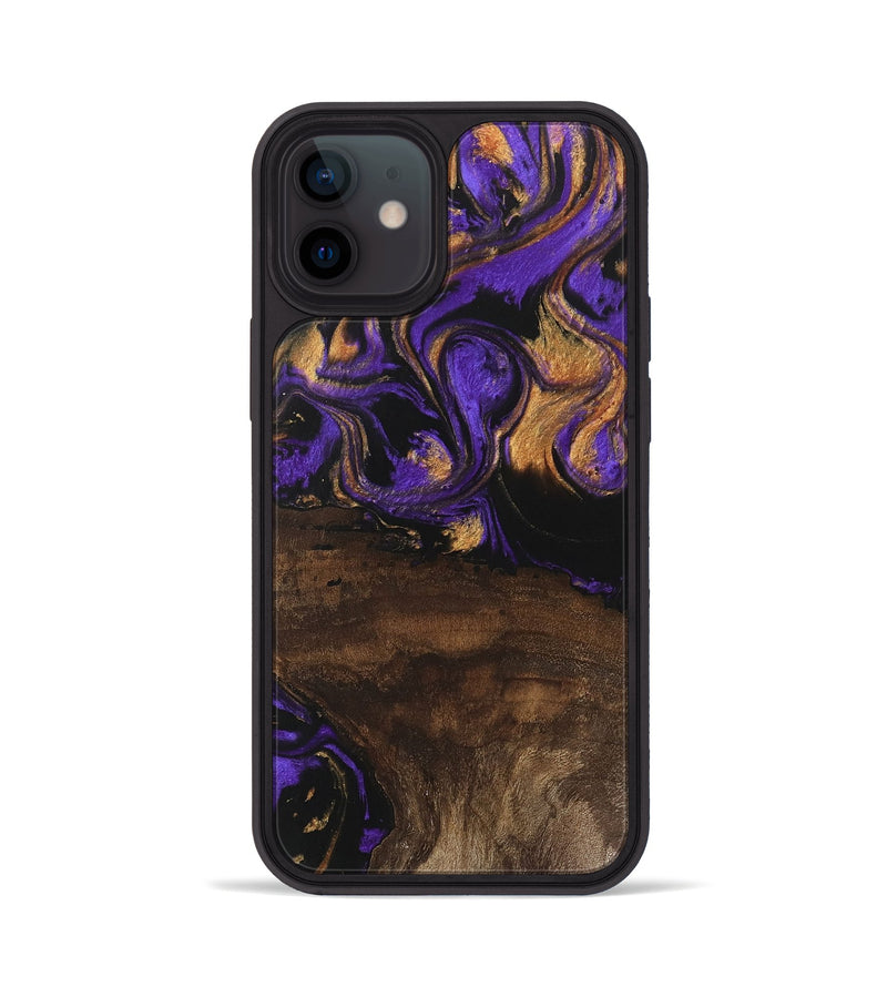 iPhone 12 Wood Phone Case - Nadia (Purple, 746115)