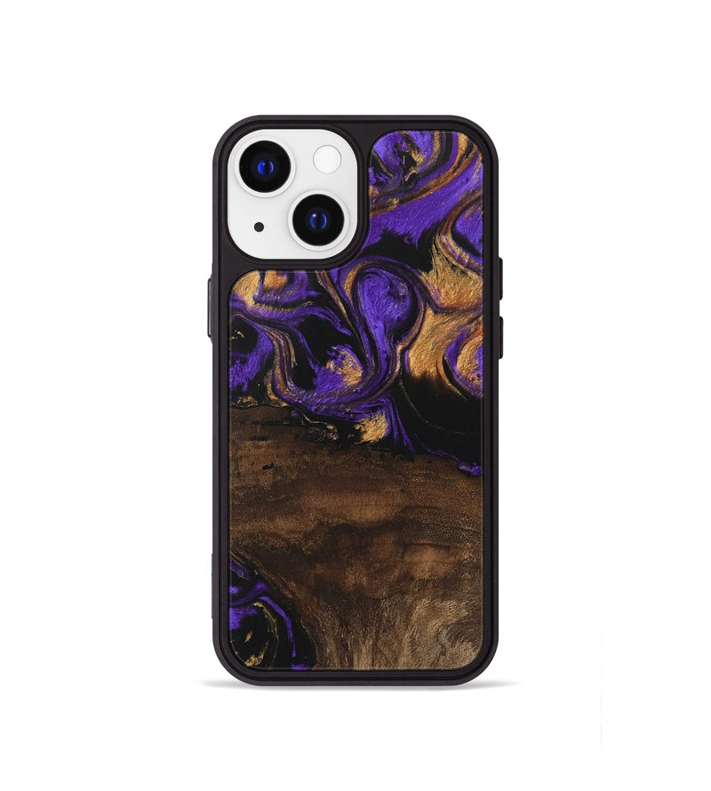 iPhone 13 mini Wood Phone Case - Nadia (Purple, 746115)