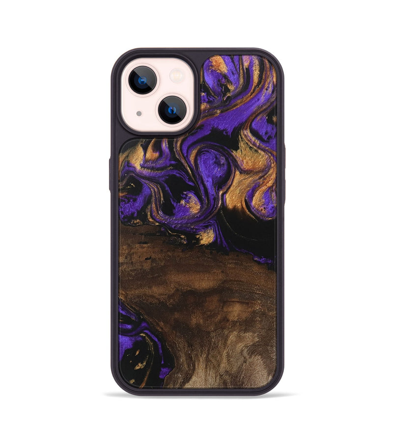 iPhone 14 Wood Phone Case - Nadia (Purple, 746115)