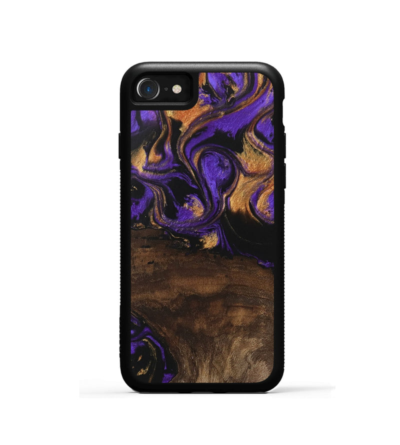 iPhone SE Wood Phone Case - Nadia (Purple, 746115)