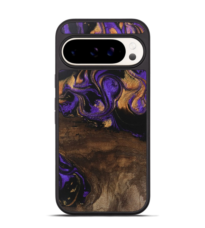 Pixel 9 Wood Phone Case - Nadia (Purple, 746115)