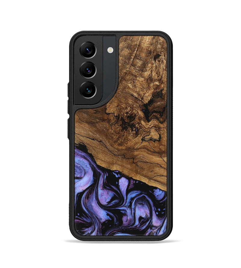 Galaxy S22 Wood Phone Case - Sergio (Purple, 746117)