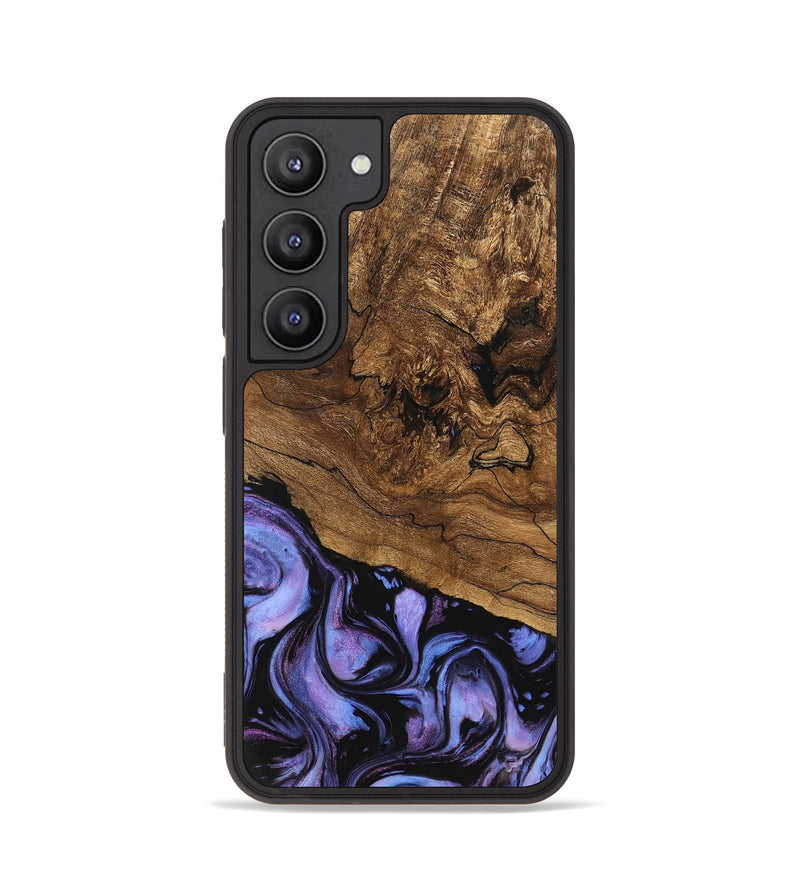 Galaxy S23 Wood Phone Case - Sergio (Purple, 746117)