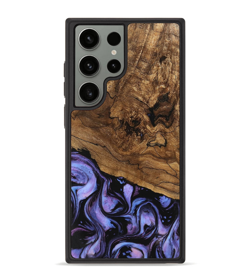 Galaxy S23 Ultra Wood Phone Case - Sergio (Purple, 746117)