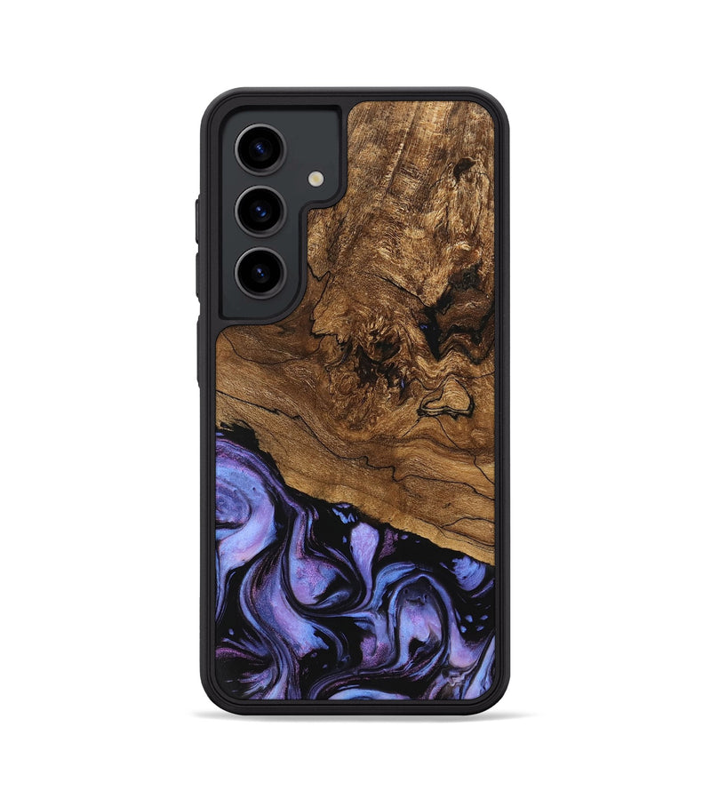 Galaxy S24 Wood Phone Case - Sergio (Purple, 746117)