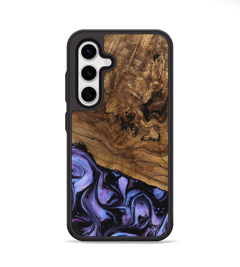 Galaxy S25 Wood Phone Case - Sergio (Purple, 746117)