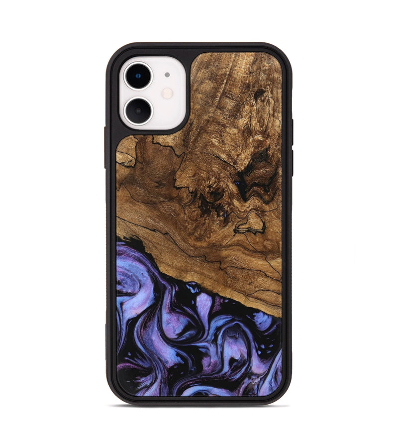 iPhone 11 Wood Phone Case - Sergio (Purple, 746117)