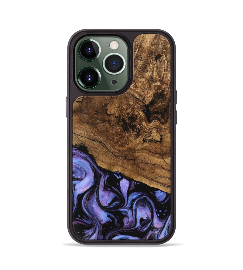 iPhone 13 Pro Wood Phone Case - Sergio (Purple, 746117)