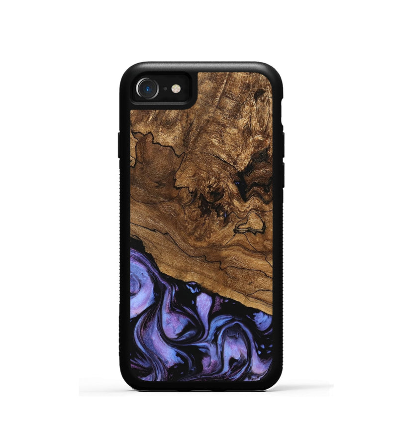 iPhone SE Wood Phone Case - Sergio (Purple, 746117)