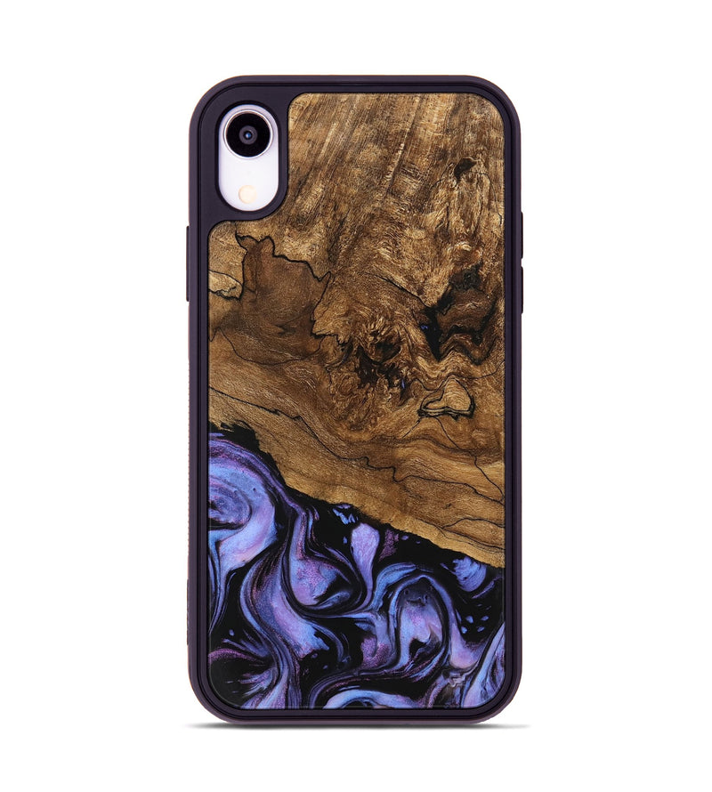 iPhone Xr Wood Phone Case - Sergio (Purple, 746117)