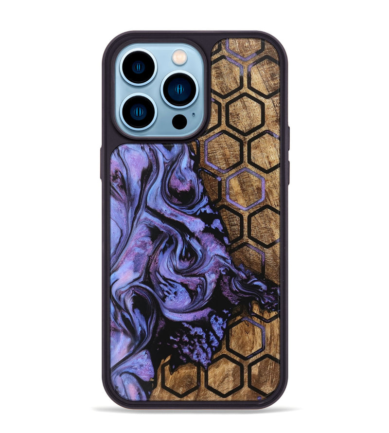 iPhone 14 Pro Max Wood Phone Case - Lucie (Pattern, 746118)