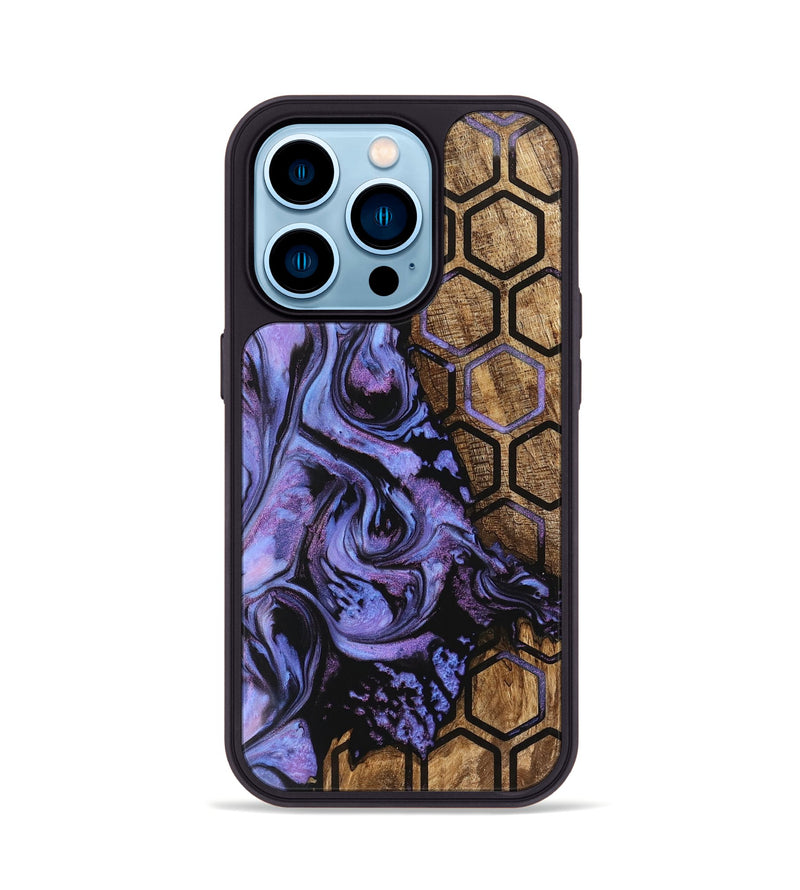 iPhone 14 Pro Wood Phone Case - Lucie (Pattern, 746118)