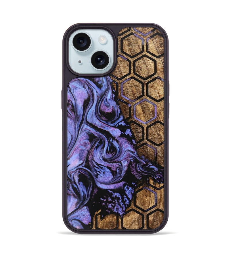 iPhone 15 Wood Phone Case - Lucie (Pattern, 746118)