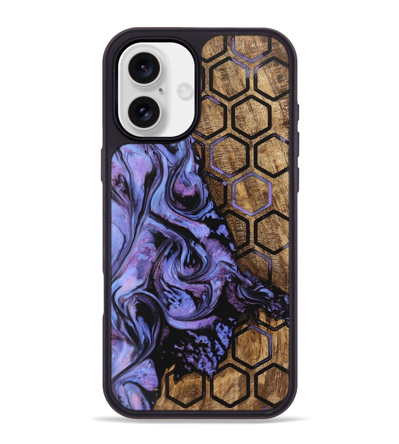 iPhone 16 Plus Wood Phone Case - Lucie (Pattern, 746118)