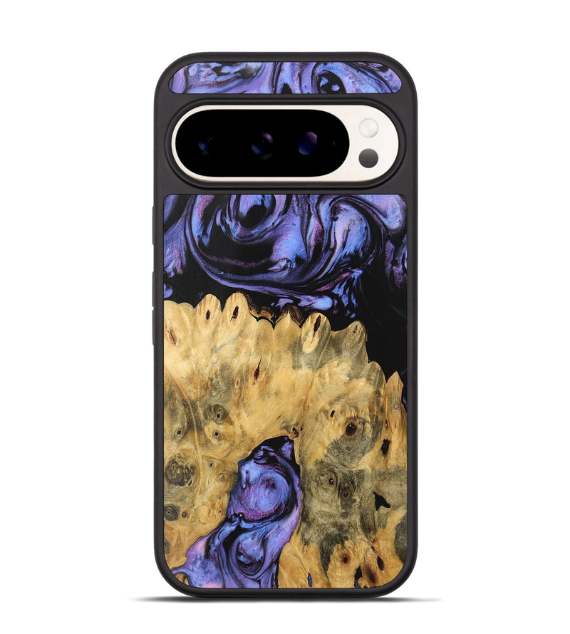 Pixel 9 Wood Phone Case - Kanisha (Purple, 746119)