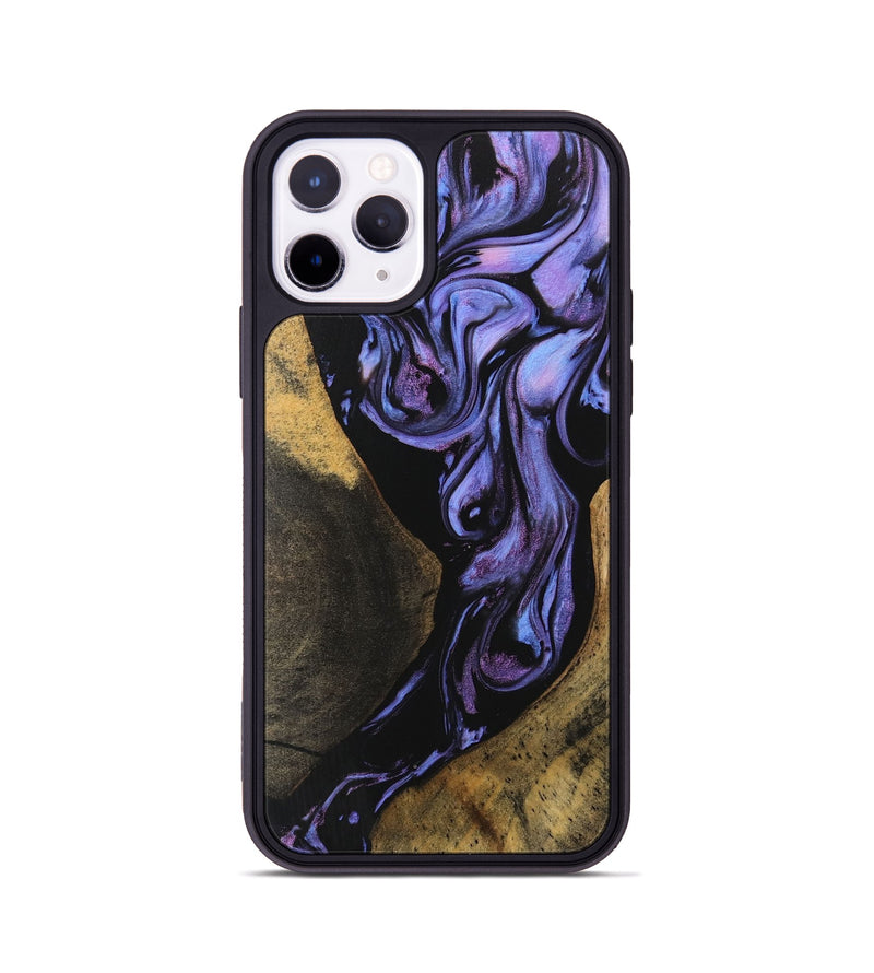 iPhone 11 Pro Wood Phone Case - Sunny (Purple, 746120)