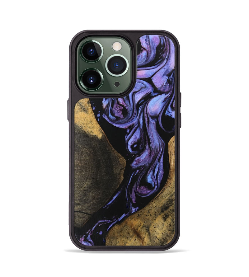 iPhone 13 Pro Wood Phone Case - Sunny (Purple, 746120)