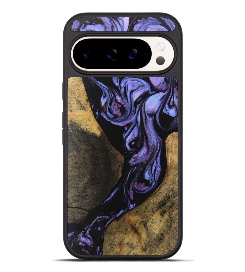 Pixel 9 Pro XL Wood Phone Case - Sunny (Purple, 746120)