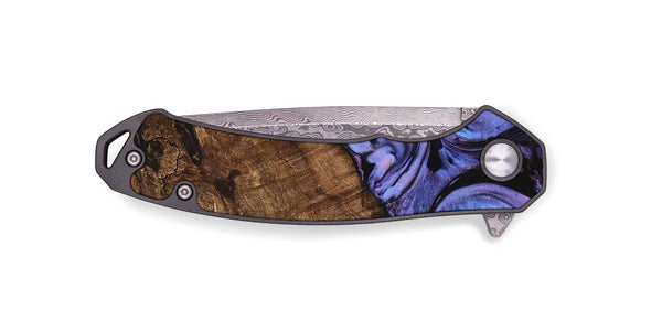 EDC Wood Pocket Knife - Freya (Purple, 746121)