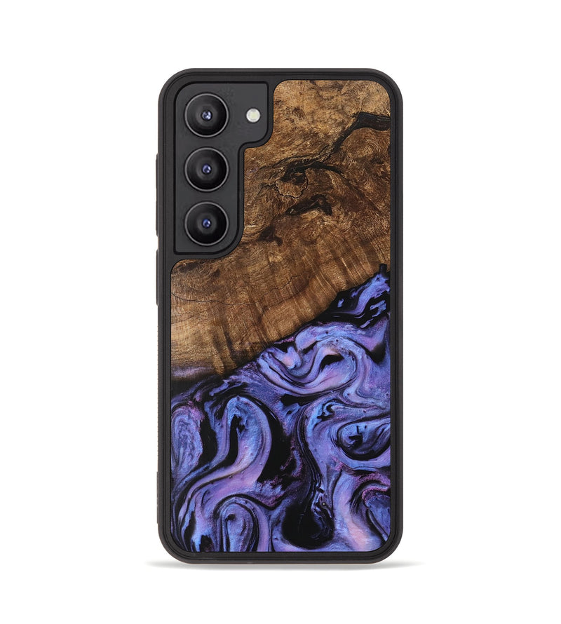 Galaxy S23 Wood Phone Case - Freya (Purple, 746121)