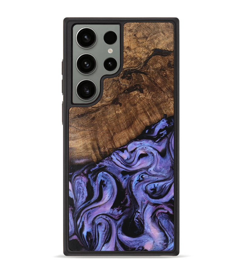 Galaxy S23 Ultra Wood Phone Case - Freya (Purple, 746121)