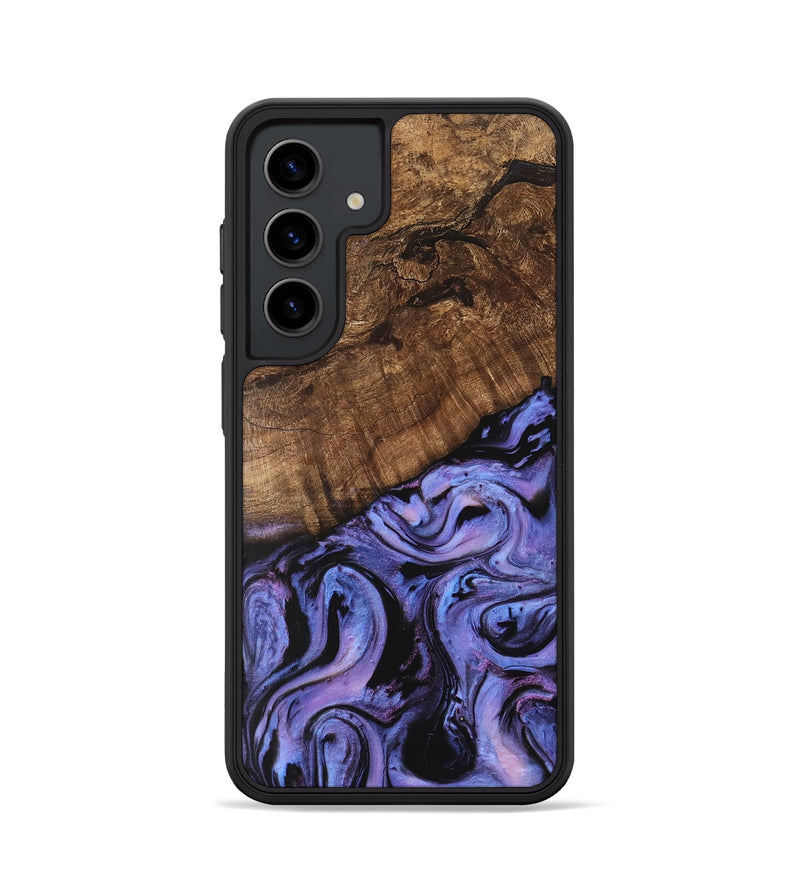 Galaxy S24 Wood Phone Case - Freya (Purple, 746121)