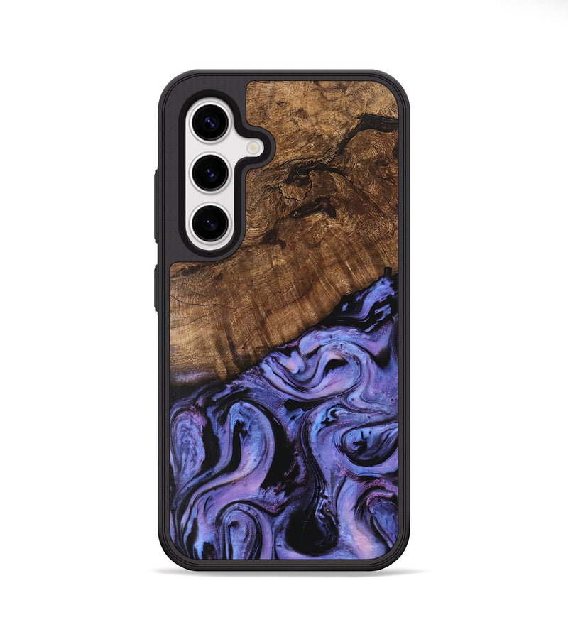 Galaxy S25 Wood Phone Case - Freya (Purple, 746121)