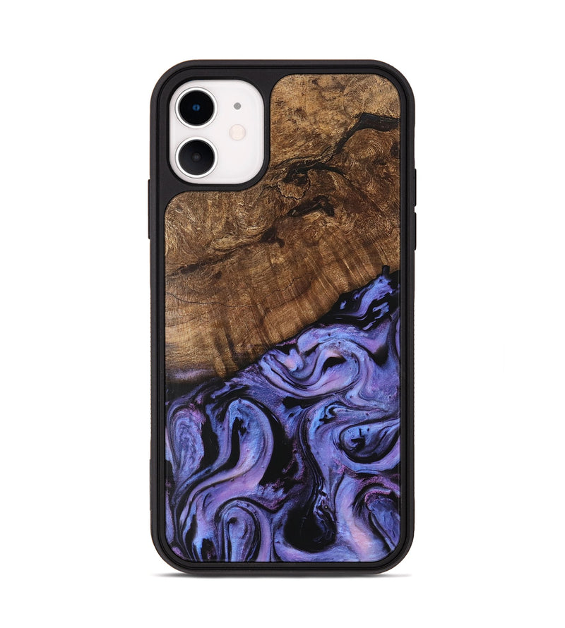 iPhone 11 Wood Phone Case - Freya (Purple, 746121)