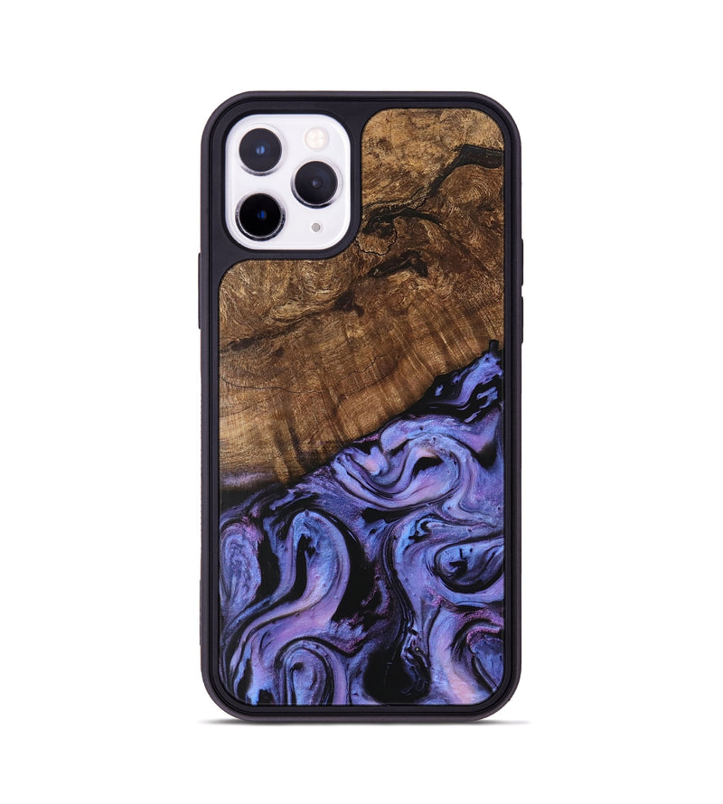 iPhone 11 Pro Wood Phone Case - Freya (Purple, 746121)