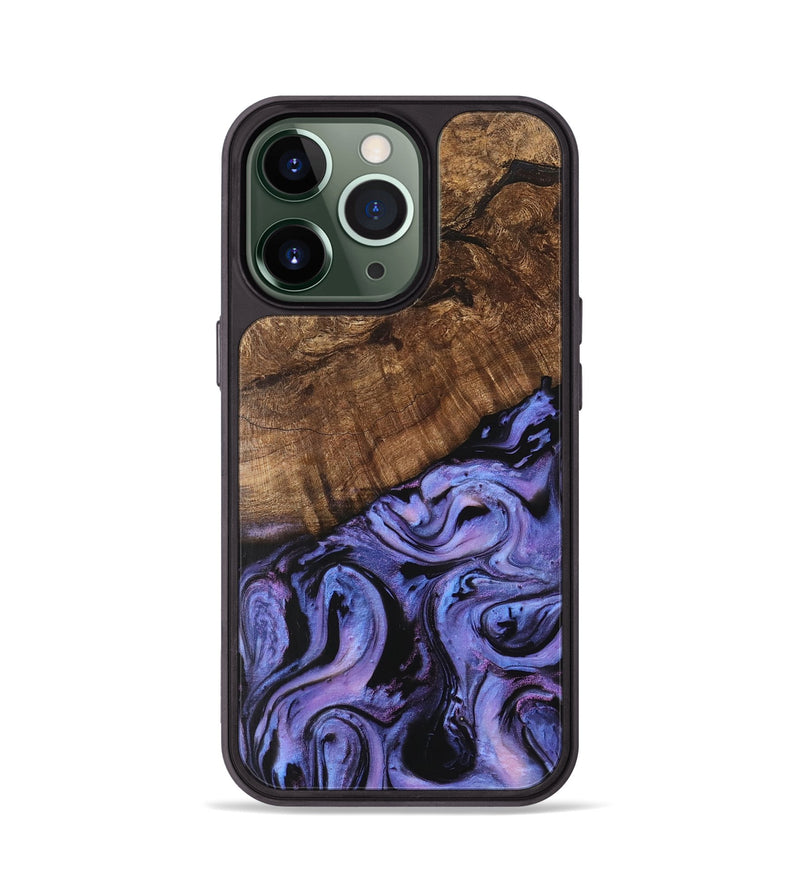 iPhone 13 Pro Wood Phone Case - Freya (Purple, 746121)