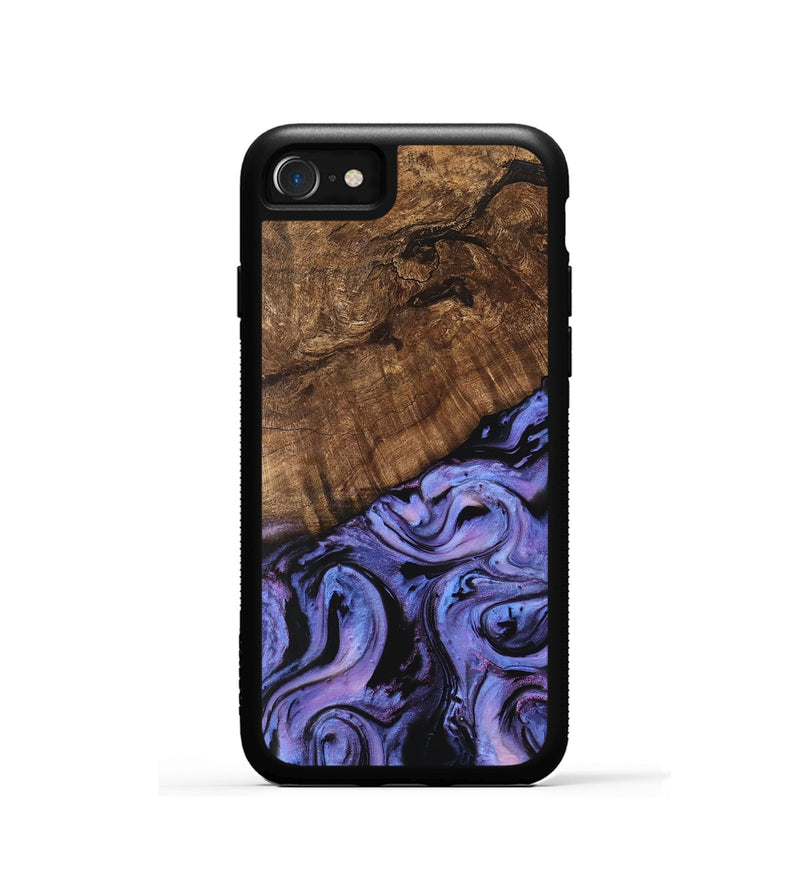 iPhone SE Wood Phone Case - Freya (Purple, 746121)