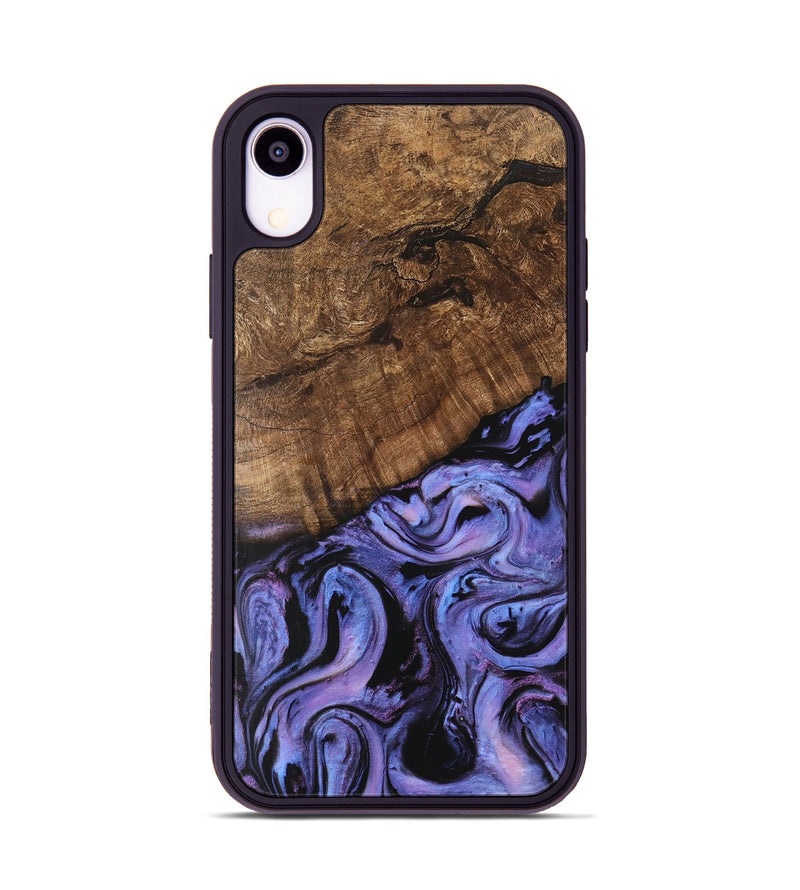 iPhone Xr Wood Phone Case - Freya (Purple, 746121)