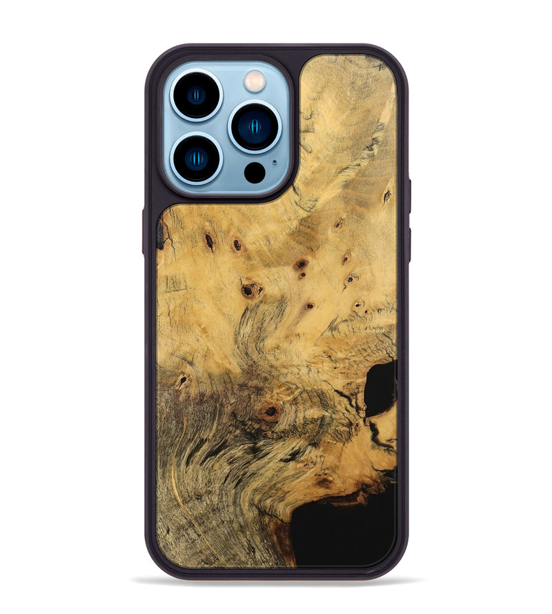 iPhone 14 Pro Max Wood Phone Case - Dinah (Wood Burl, 746129)