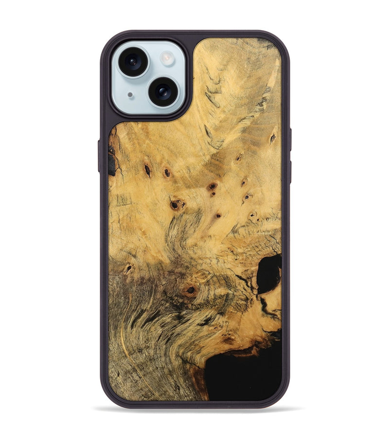 iPhone 15 Plus Wood Phone Case - Dinah (Wood Burl, 746129)