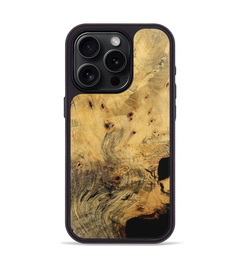 iPhone 15 Pro Wood Phone Case - Dinah (Wood Burl, 746129)