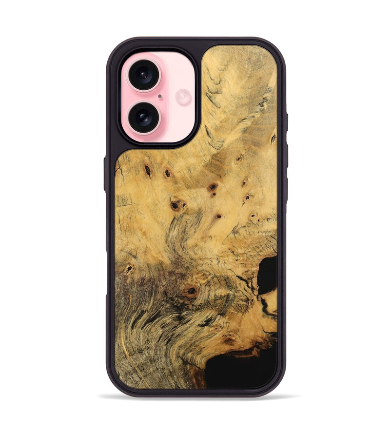 iPhone 16 Wood Phone Case - Dinah (Wood Burl, 746129)