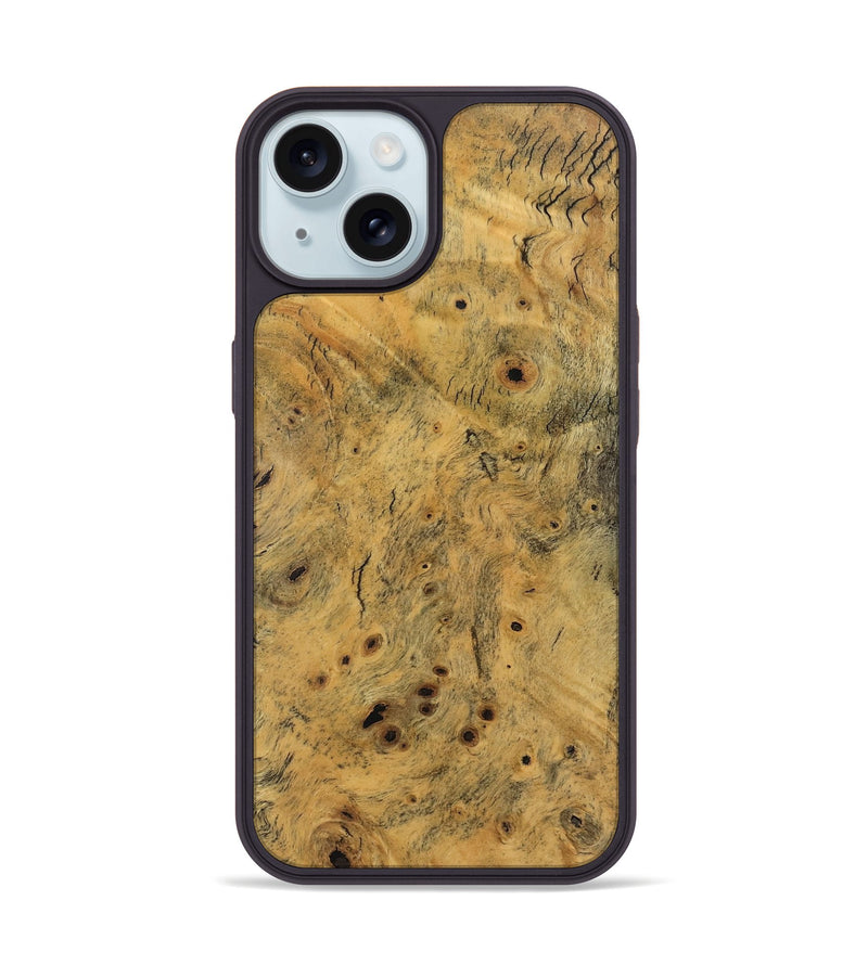 iPhone 15 Wood Phone Case - Amalia (Wood Burl, 746131)