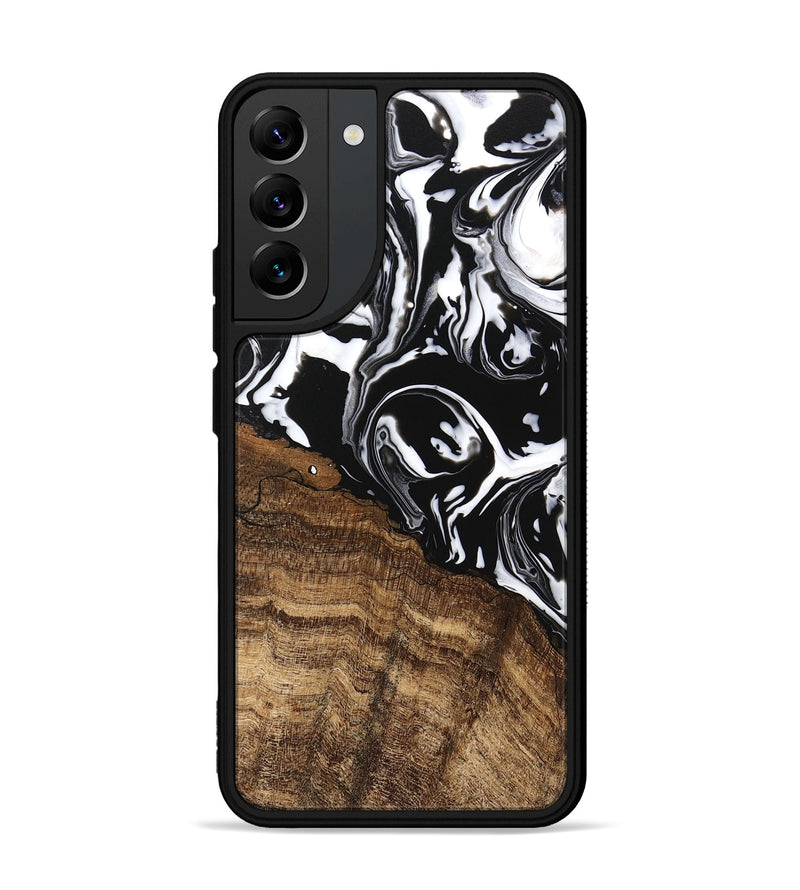 Galaxy S22 Plus Wood Phone Case - Laney (Black & White, 746132)