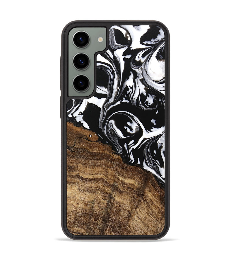 Galaxy S23 Plus Wood Phone Case - Laney (Black & White, 746132)