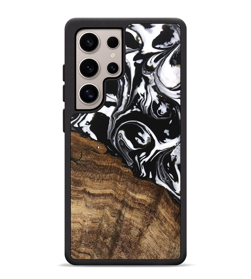 Galaxy S25 Ultra Wood Phone Case - Laney (Black & White, 746132)