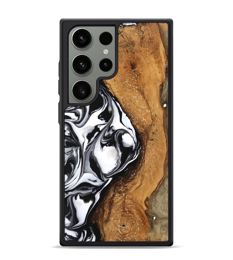 Galaxy S24 Ultra Wood Phone Case - Shanika (Black & White, 746133)