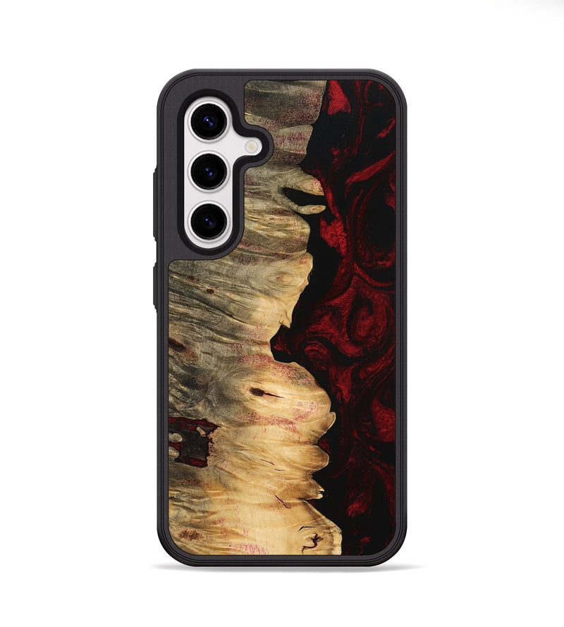 Galaxy S25 Wood Phone Case - Areli (Red, 746134)